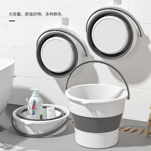 折叠水桶家用便携塑料桶手提车载