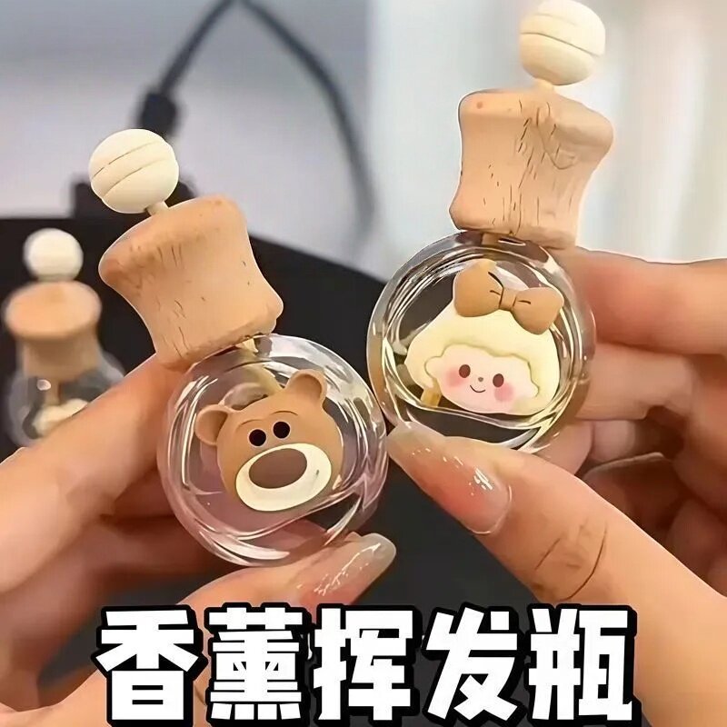 香水花露水香薰挥发瓶空卧室卫生间空调汽车出风口装饰高档小摆件