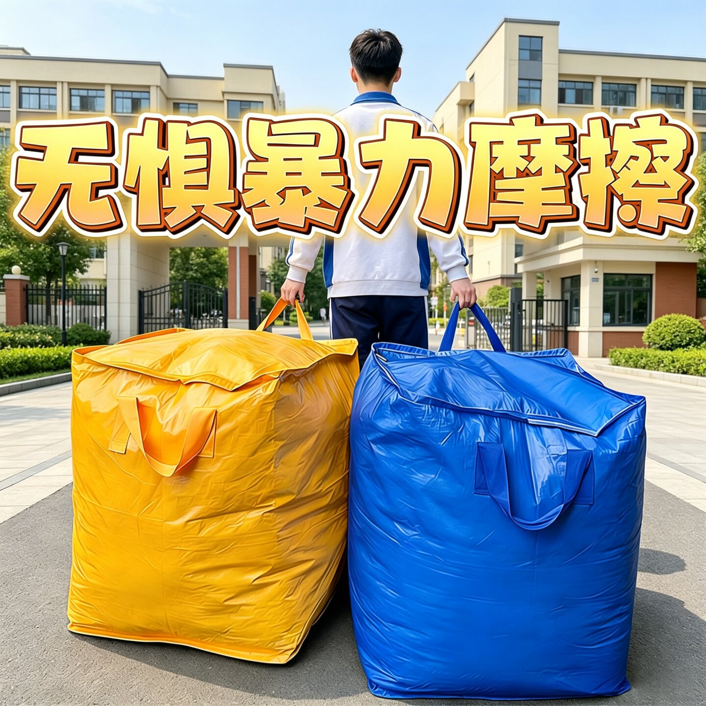 大容量搬家打包专用神器学生宿舍被子衣服整理行李快递编织蛇皮袋
