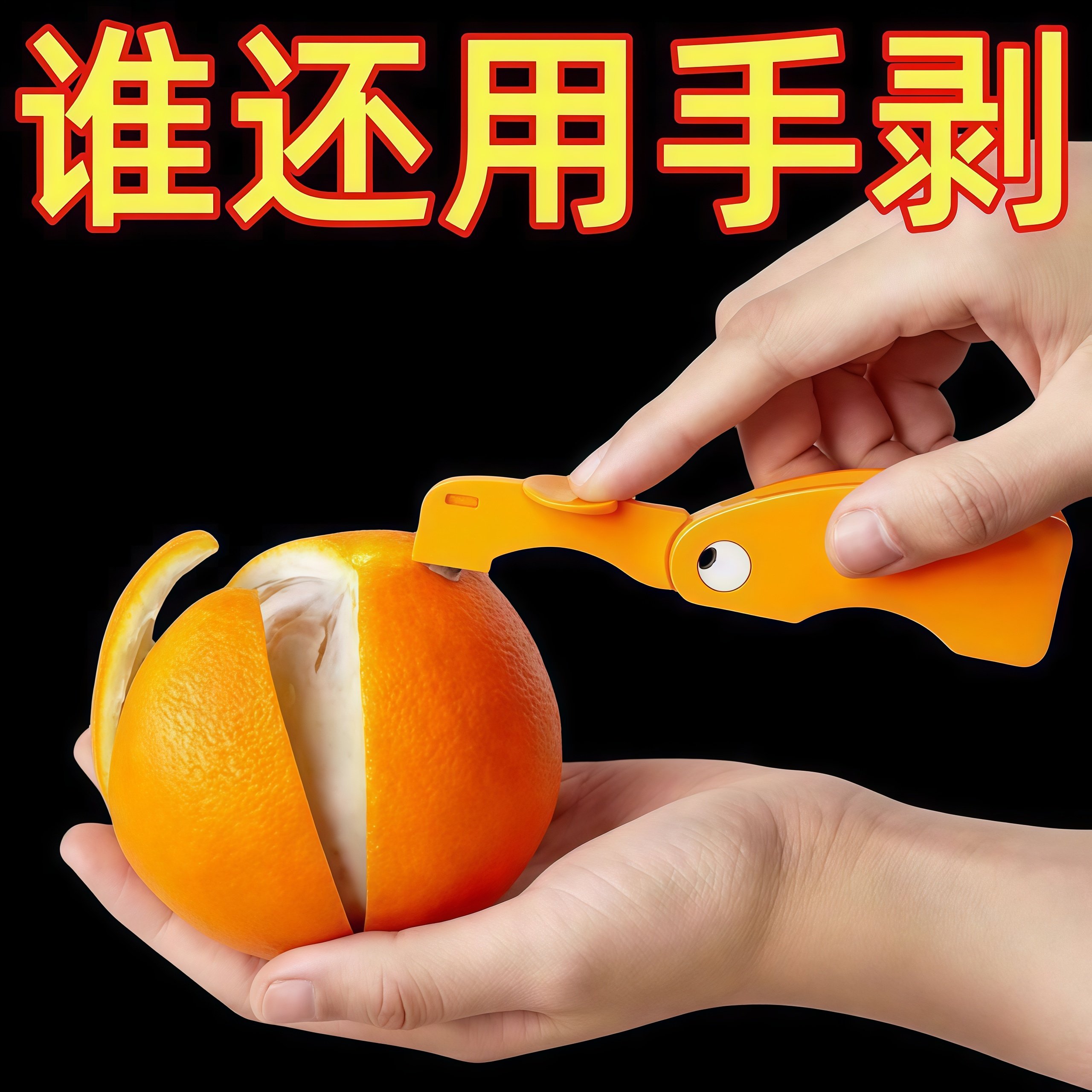 剥橙器家用折叠手指开橙子火龙果神器柚子剥皮石榴去皮橘子扒皮刀,厨房/烹饪用具,开橙器/剥橙器,淘宝优惠券,粉丝福利购,淘宝优惠卷
