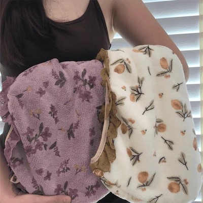 家用学生宿舍干发帽柔软珊瑚绒