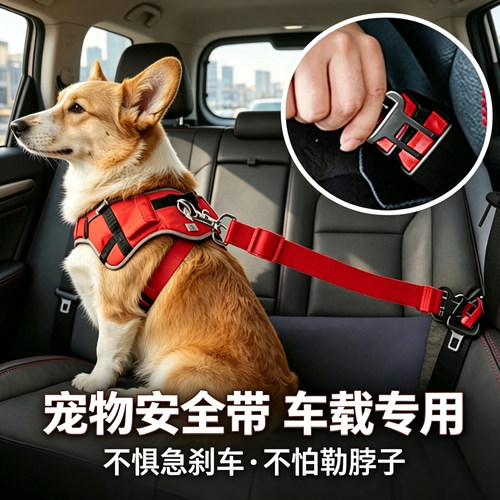 狗狗安全带车载安全扣宠物车用