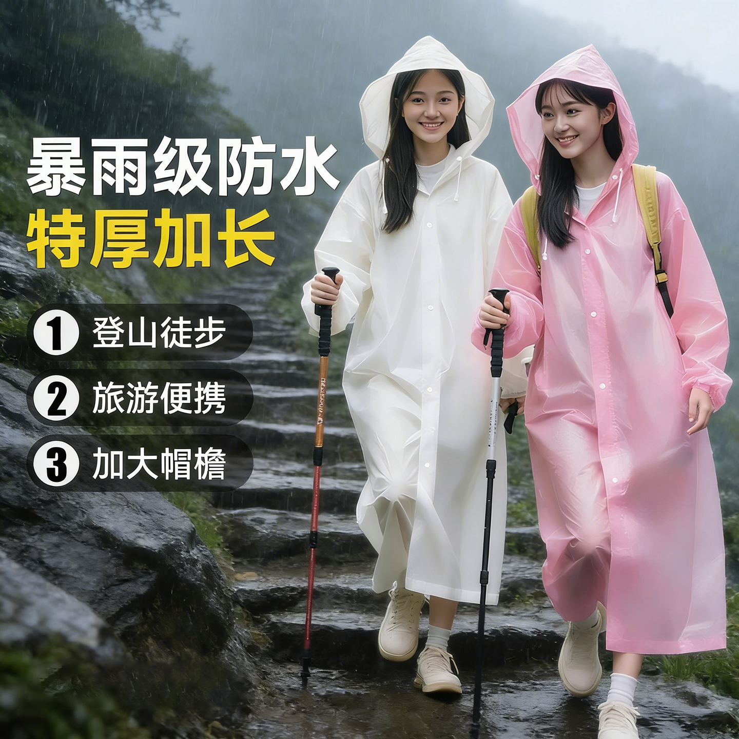 一次性雨衣单人长款全身防暴雨