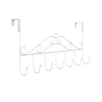 Behind the door hook, no need for drilling, hanging clothes rack on the door, storage rack, coat hook, bedroom, kitchen, wall storage, hanging rack, coat hook thumbnail 6