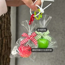 一颗苹果挂件苹果扣挂件钥匙扣礼物情侣包包挂件圣诞节平安果挂饰