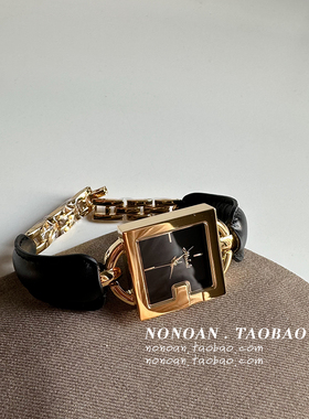 NONOAN 中古mishali手链链条方形小众复古精致轻奢女腕表手表礼物