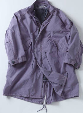 现货！JOURNAL STANDARD M65长款工装绗缝内胆军事风鱼尾派克风衣