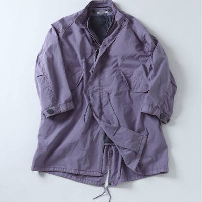 现货！JOURNAL STANDARD M65长款工装绗缝内胆军事风鱼尾派克风衣