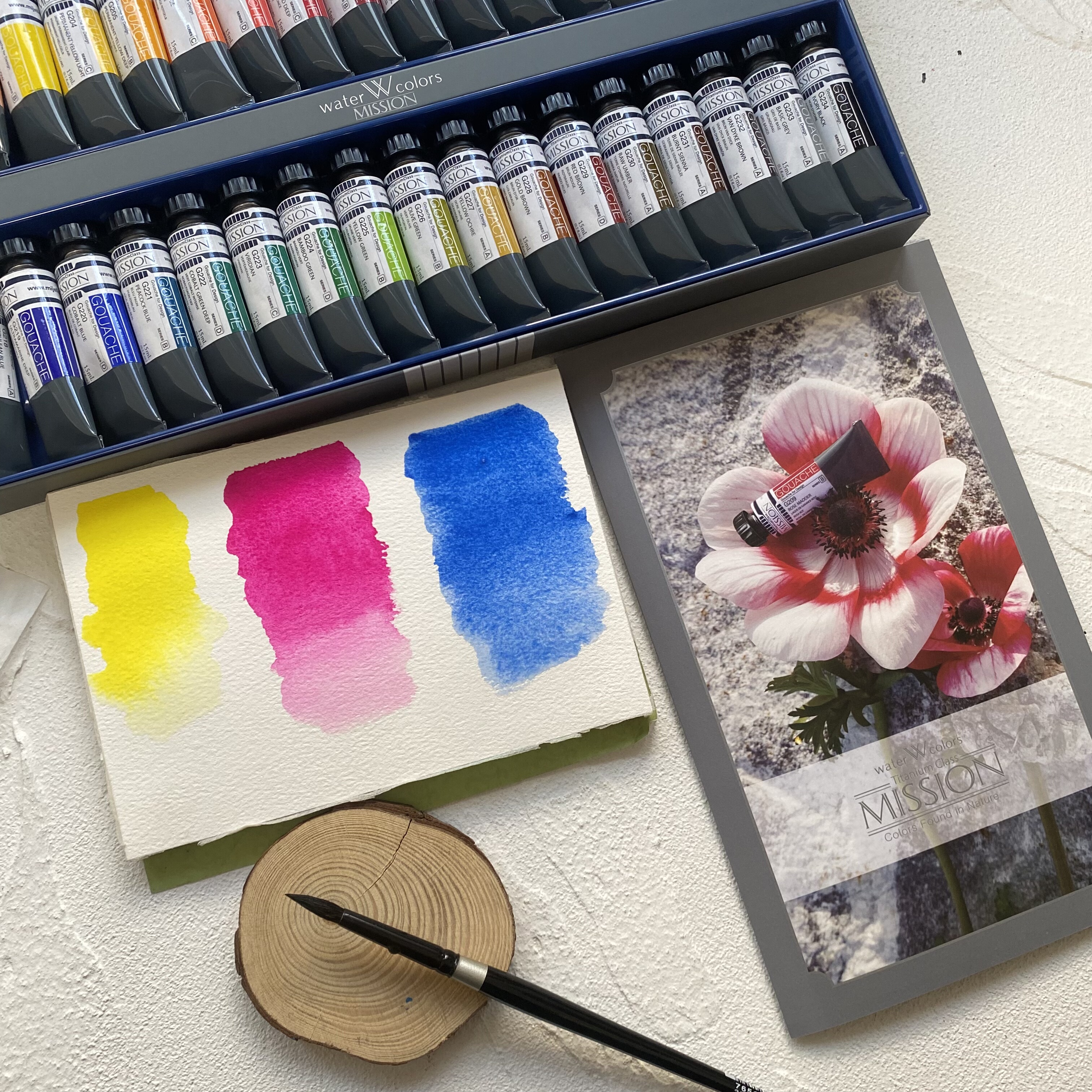 韩国进口美捷乐金级艺术家级不透明水彩MIJELLO分装