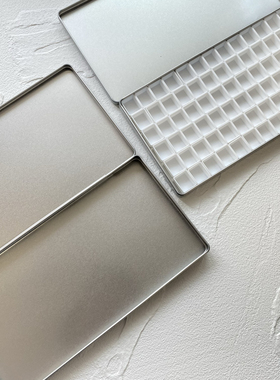 大铁盒水彩颜料收纳盒白夜24色RS全块固体分装收纳铁盒