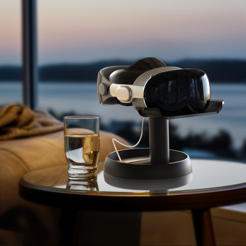 AMVR新款vision pro vr头显专属支架避免刮花配件展示架收纳支架