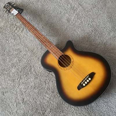 LUNA露娜木贝斯4弦电箱款韩产琴