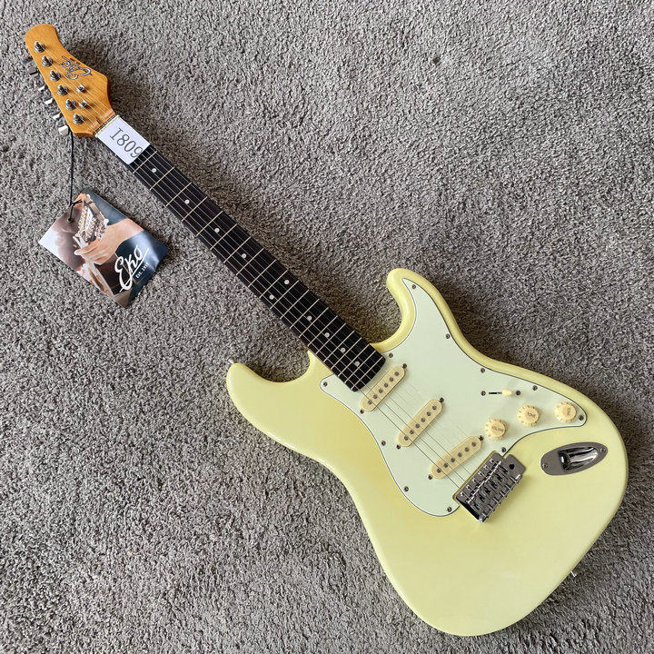 EKO Tribute系列 st电吉他 单单单拾音器 奶白色 EKO单摇琴 22品