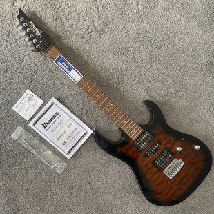 依班娜GRX70QA水波纹琴体玫瑰木指板22品单摇 IBANEZ电吉他入门款