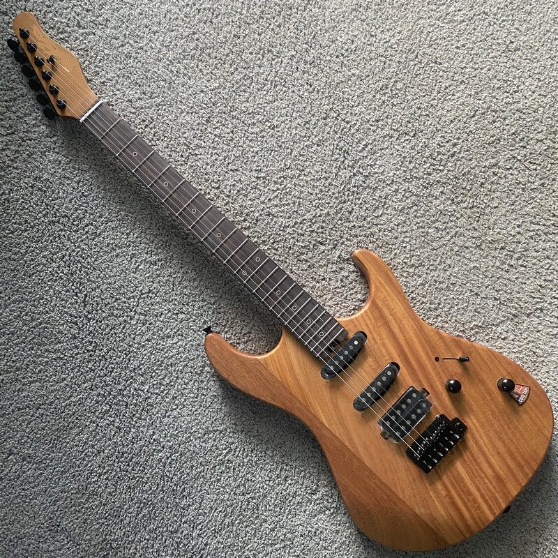 小双摇电吉他 桃花心琴体22品玫瑰木拾音器切单锁弦钮 全新品牌琴