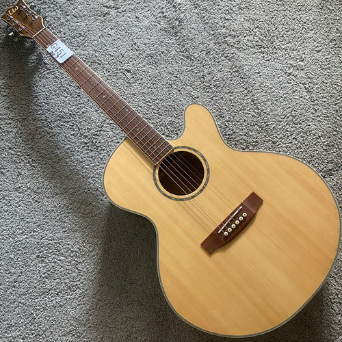 ESP LTD-JB320单板木吉他 云杉木+胡桃木箱体缺角民谣 样品琴特价