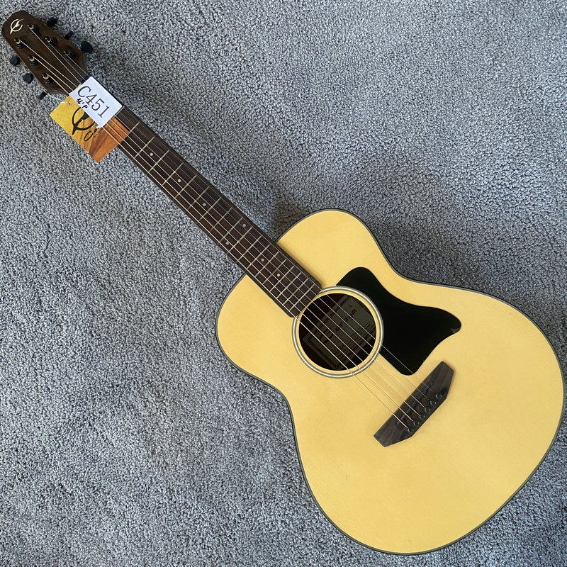 36英寸木吉他 歌莉娅CARAYA民谣 儿童入门教学练习琴 云杉+桃花心