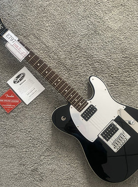 TL电吉他黑色Tele 22品 琴弦穿体双拾音器 舞台演出 代工库存捡漏