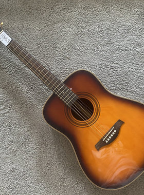 Zoller德国佐乐木吉他41英寸全单民谣吉他云杉非洲桃花心木全单板