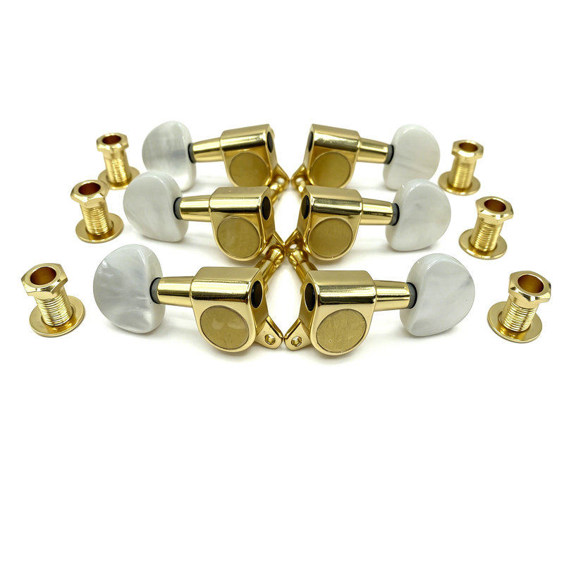 爵士吉他琴钮全封闭卷弦器金色韩国JINHO产 依班娜IBANEZ正品琴准