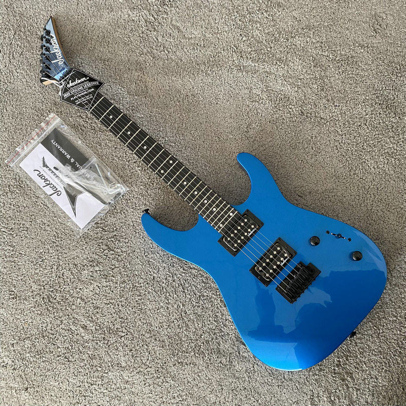 Jackson JS12金属蓝24品小双摇电吉他 杰克逊正品全新 入门进阶琴