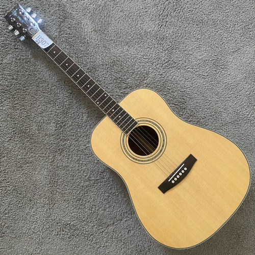 外贸品牌 41寸木吉他单板民谣 西提卡云杉+非洲桃花心 面单琴特价