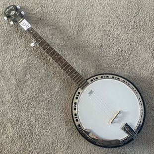 棕色桃花心封闭箱体 22品班卓吉他 韩国RALLY Banjo 美产REMO鼓皮