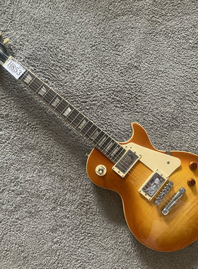 微瑕 LP电吉他 虎纹枫木琴体22品玫瑰木威尔金森拾音器台产库存琴