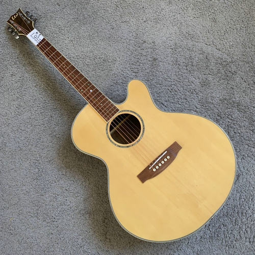 ESP LTD木吉他云杉木面单民谣琴 LTD样品吉他胡桃木箱体 20品特价