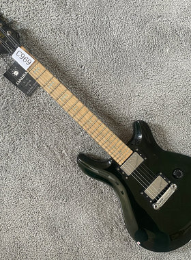 PRS款式电吉他 樱花SAKURA库存吉他 透明绿色22品枫木指板 微瑕