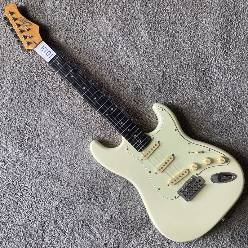 EKO Tribute V-NOS系列电吉他单单单拾音器奶白色EKO单摇琴桥22品