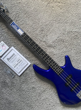宝石蓝色 依班娜4弦电贝司 IBANEZ GSR200主动贝斯 PJB拾音器BASS