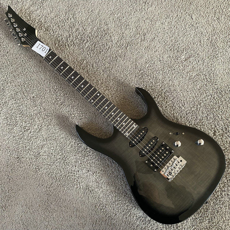 练习进阶电吉他 IBZ款170 单摇电吉他 24品虎纹枫木 外贸特价琴