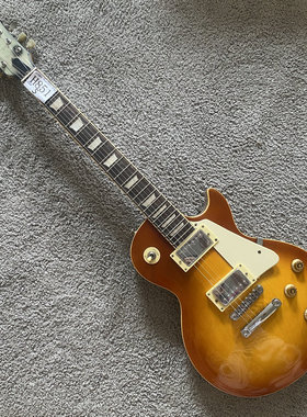 LP电吉他 樱桃色枫木单板 Bestune老琴 韩产代工 22品LP Standard