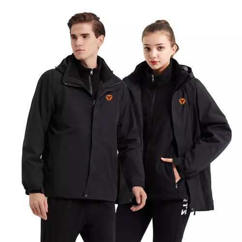 雅迪工作服冲锋衣定制印logo外套