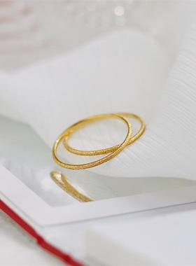 1.2mm极细满天星河钛钢戒指