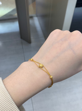 不掉色双层满天星手链