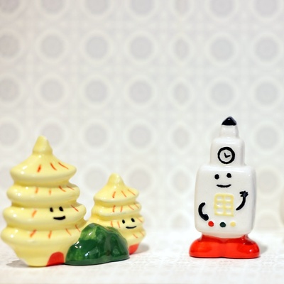 泉州大钱州旅游纪念品卡通钟楼冰箱贴可爱创意手工关帝爷滴水兽