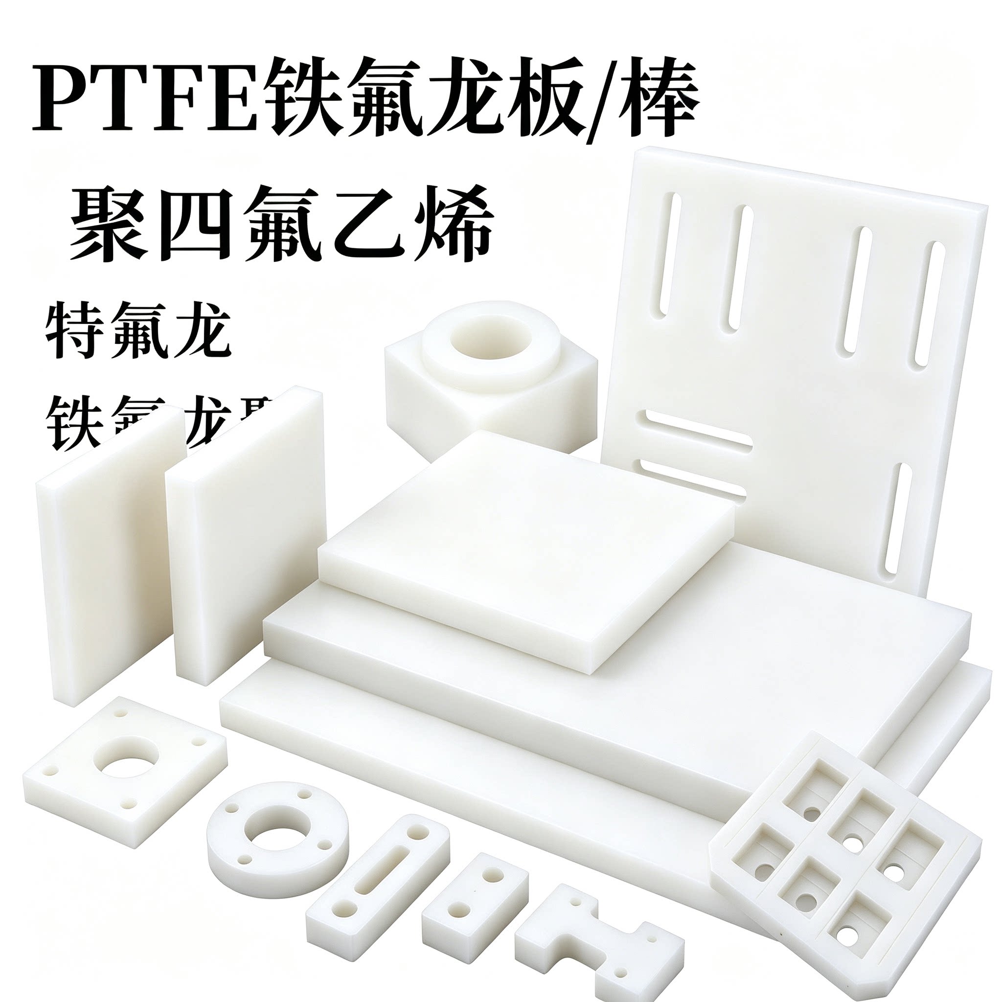 进口全新料白色PTFE板聚四氟塑料板