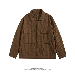 JK8301-P75春秋男士新中式上衣高級感簡約休閑百搭青少年夾克外套圖片