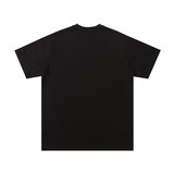 白底T6116-P5281%棉19%锦纶痞帅领口字母刺绣圆领短袖T恤半袖t，男装T恤，电商C309A