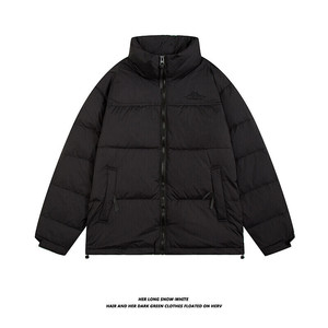 80绒 冬季男士白鸭绒羽绒服雪山刺绣拼接撞色羽绒外套 88001-P155图片