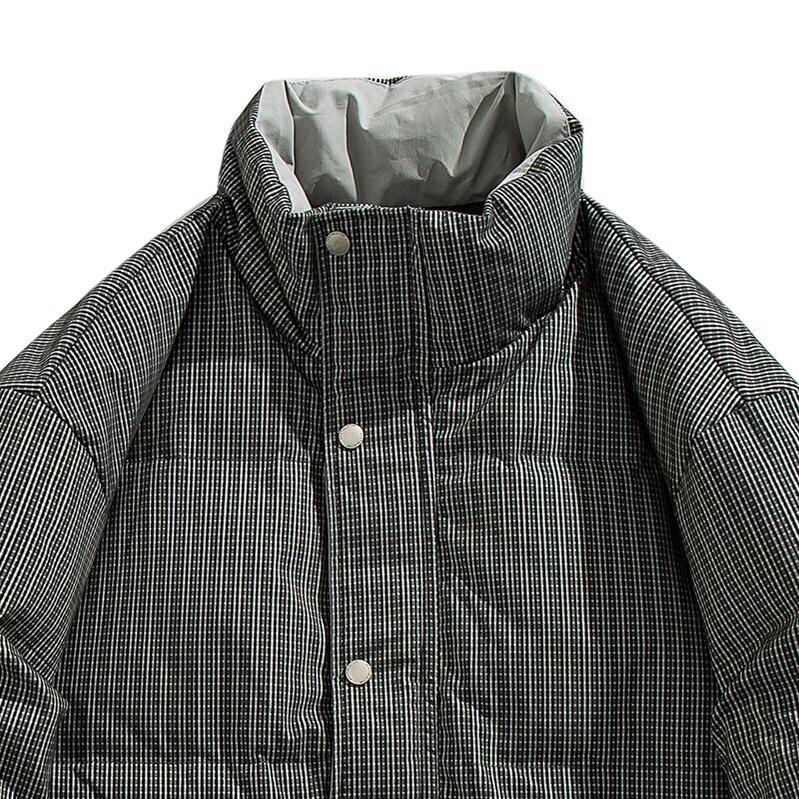 QY8806-P150冬季日系潮牌男士条纹加厚保暖白鸭绒青年羽绒服外套,男装羽绒服,电商C309A