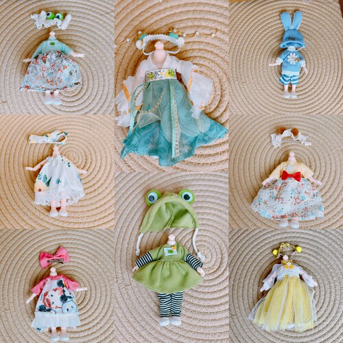 8分16-17厘米娃衣12分bjd手办换装连衣裙ob11套装gsc-YMY衣服裙子