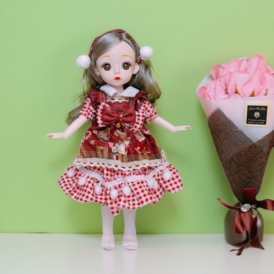 30厘米娃娃玩具女孩可换衣服可爱洋娃娃玩偶公主宝宝儿童生日礼物