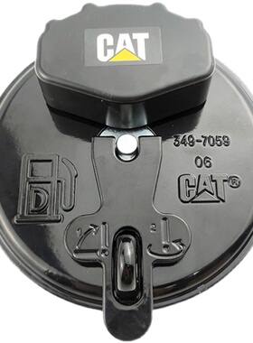 卡特挖掘机油箱盖CAT313 320GC 336 349D2L新款柴油箱盖 挂锁配件