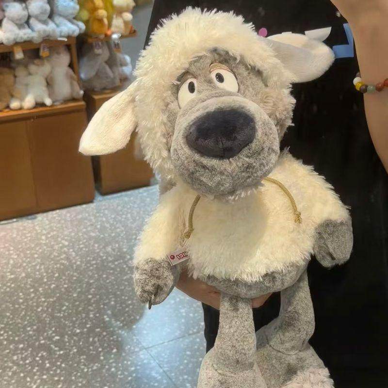 披着羊皮的狼玩偶大灰狼抱睡公仔儿童毛绒玩具布娃娃生日礼物女,玩具/童车/益智/积木/模型,毛绒/玩偶/公仔/布艺类玩具,淘宝优惠券,粉丝福利购,淘宝优惠卷