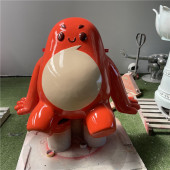 玻璃钢雕塑定制定制吉祥物潮玩IP形象室内外商场店铺美陈网红卡通