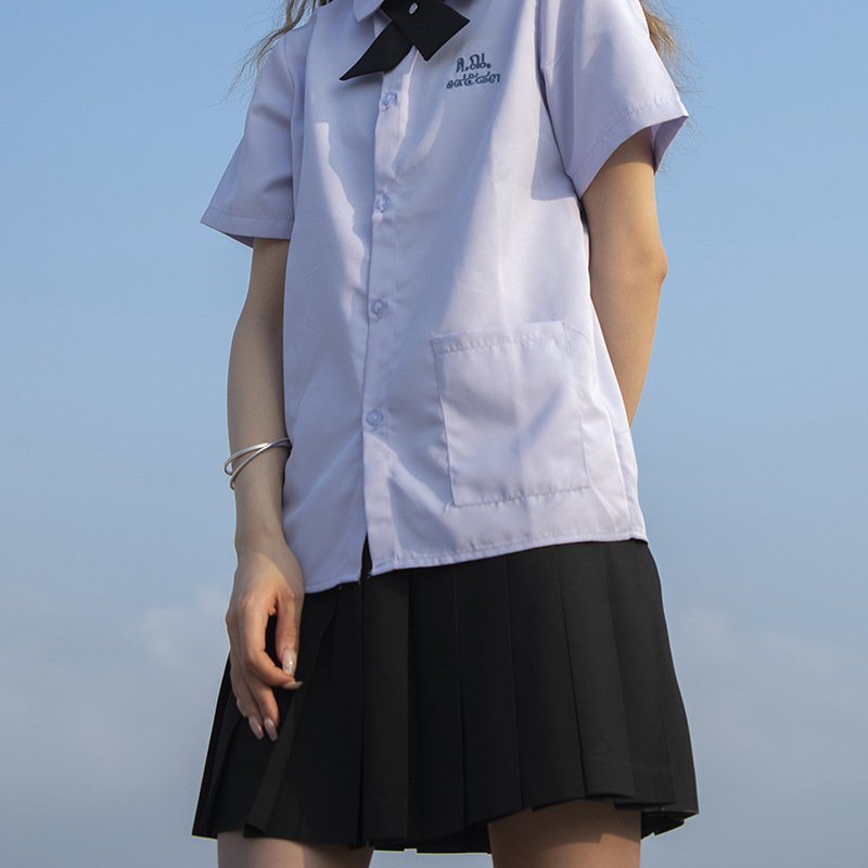 禁忌女孩淡紫色短袖jk制服