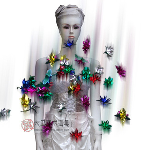 大卫魔术道具天女散花魔术花球空手出大花球闪现花球空手变花球